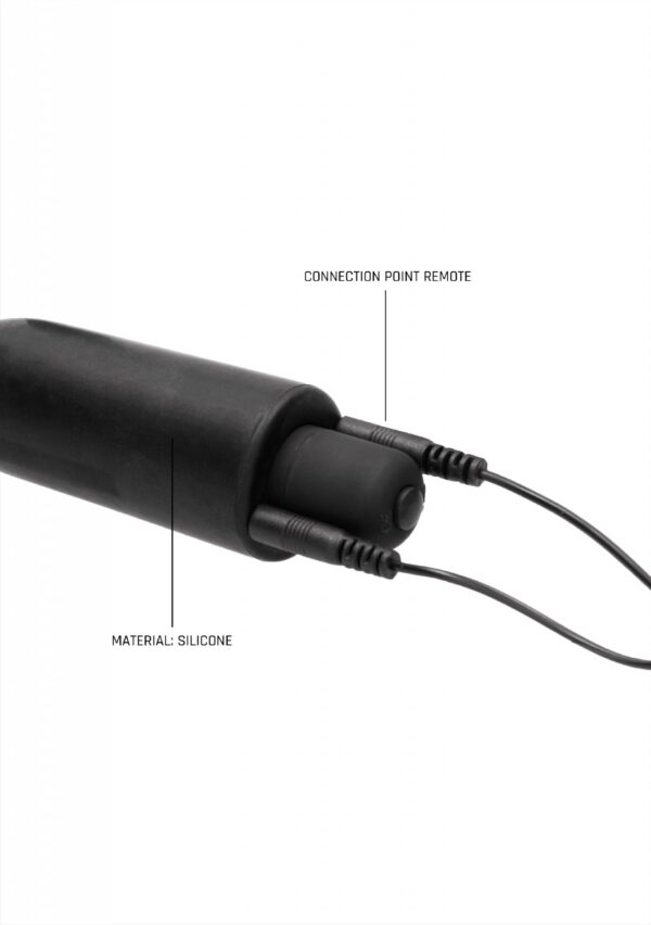 E Stimulation Vibrating Urethral Sounding Plug   Black - obrazek 5