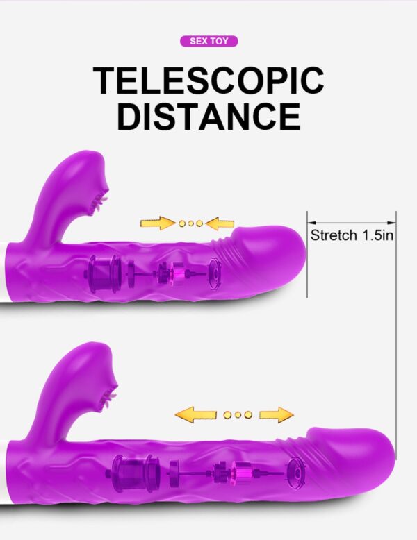 Wibrator  SiliconeTongue Vibrator, USB 10 Function - obrazek 5