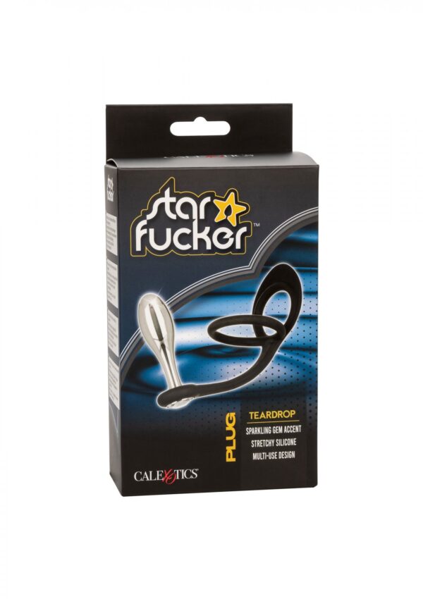 Star Fucker Teardrop Plug Silver - obrazek 5