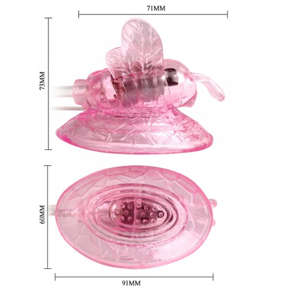BAILE  BUTTERFLY CLITORAL PUMP, Vibration Sucking - obrazek 5