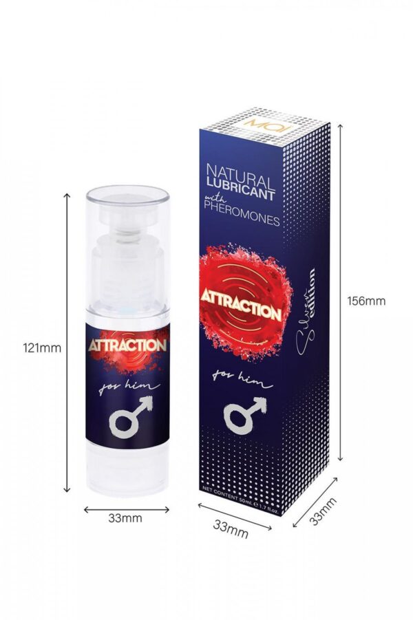 LUBRICANT WITH PHEROMONES ATTRACTION FOR HIM 50 ML - obrazek 5