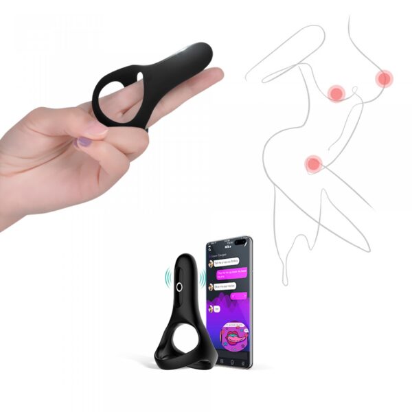 Magic Motion   Rise Smart Wearable Cockring Black - obrazek 5