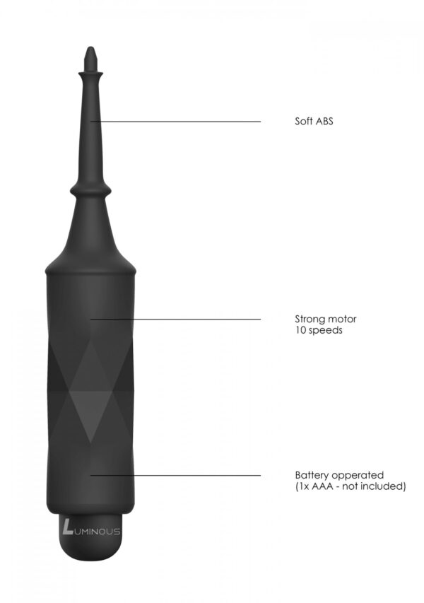 Circe   ABS Bullet With Sleeve   10 Speeds   Black - obrazek 5