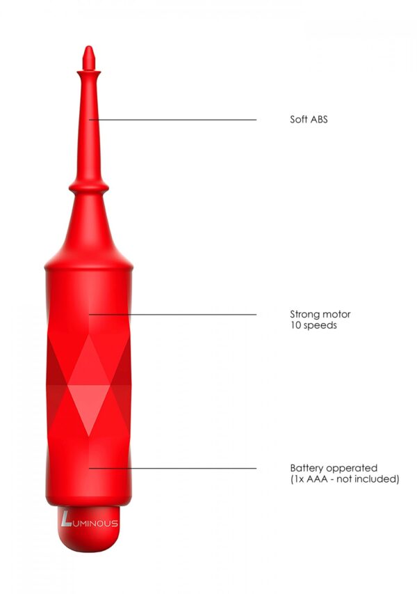 Circe   ABS Bullet With Sleeve   10 Speeds   Red - obrazek 5