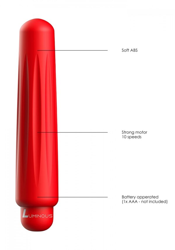 Delia   ABS Bullet With Sleeve   10 Speeds   Red - obrazek 5