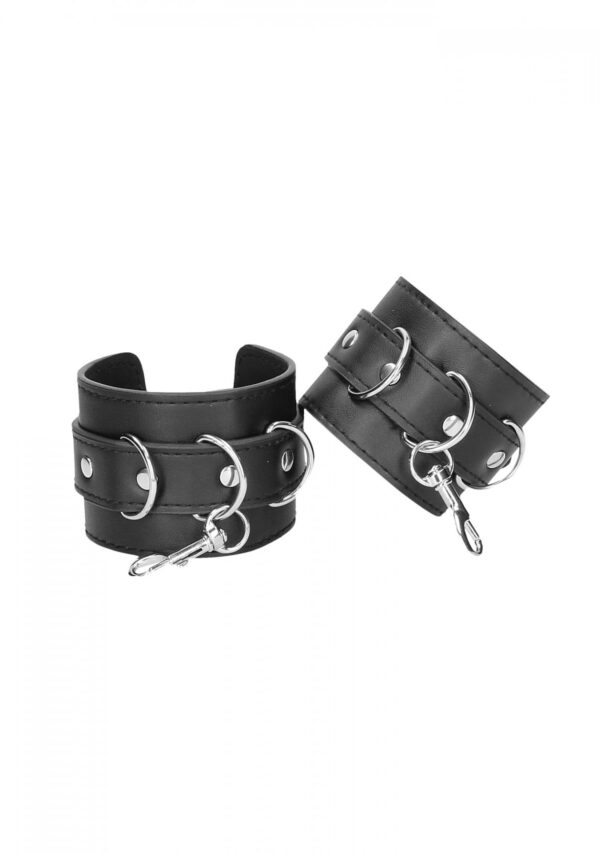 Bonded Leather Hogtie With Hand and Ankle Cuffs - obrazek 5