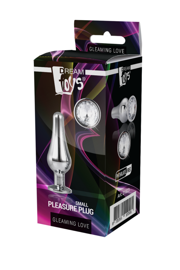 GLEAMING LOVE SILVER PLEASURE PLUG S - obrazek 5