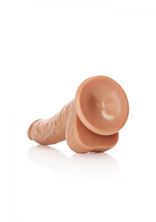 Curved Realistic Dildo  Balls  Suction Cup   7/ 18 cm - obrazek 5