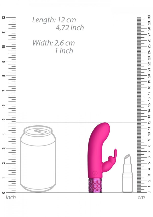 Dazzling   Rechargeable Silicone Bullet   Pink - obrazek 5