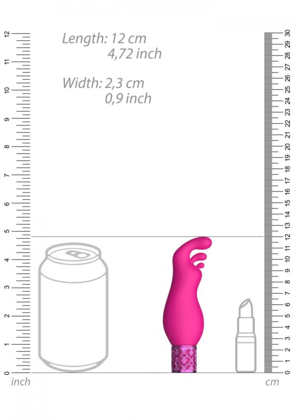 Exquisite   Rechargeable Silicone Bullet   Pink - obrazek 5