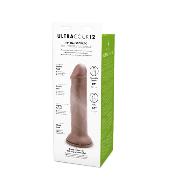 Me You Us Silicone Ultra Cock Caramel 12 - obrazek 5