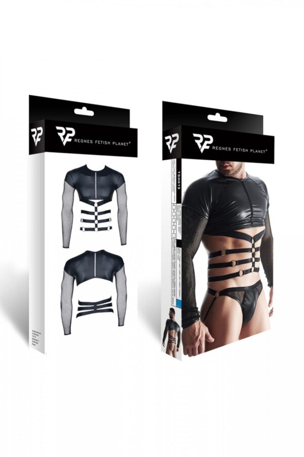 męski t shirt black XXL - obrazek 5