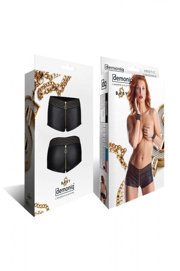 Bielizna MICHELLE001 szorty czarne XL - obrazek 5