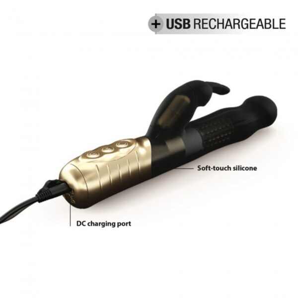 BABY RABBIT BLACK & GOLD 2.0   RECHARGEABLE - obrazek 5