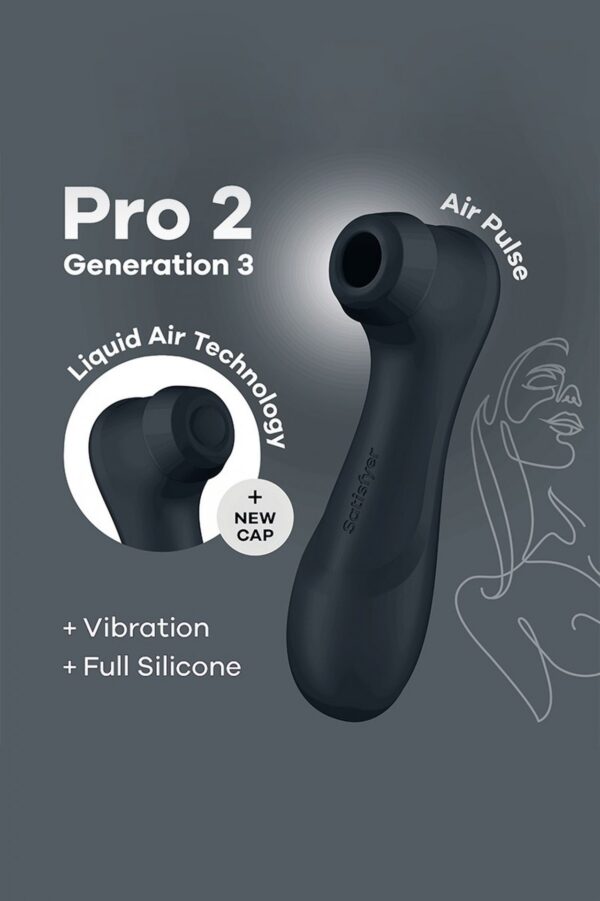 Pro 2 Generation 3with Liquid Air Technology, Vibration and Bluetooth/App black - obrazek 5
