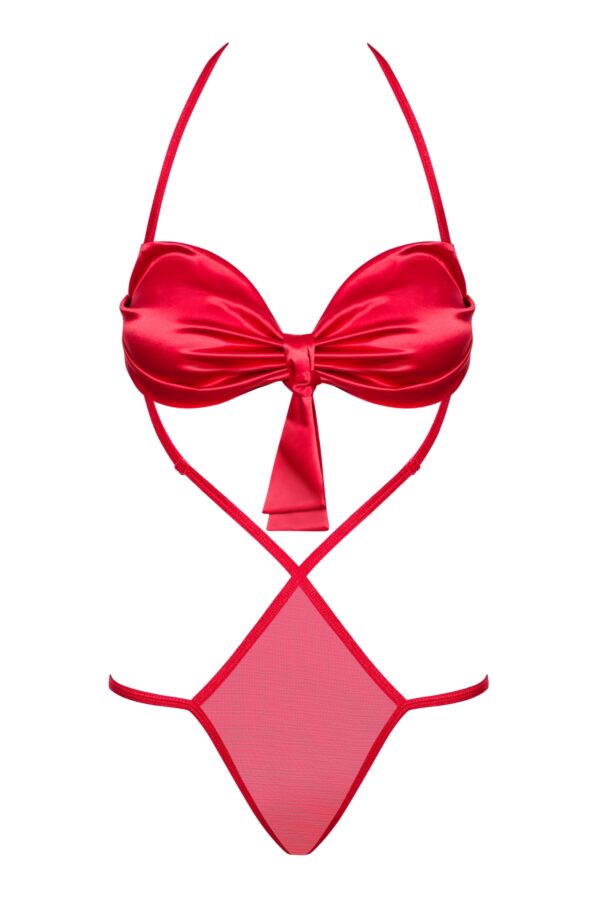 Bielizna Giftella body czerwone L/XL - obrazek 5