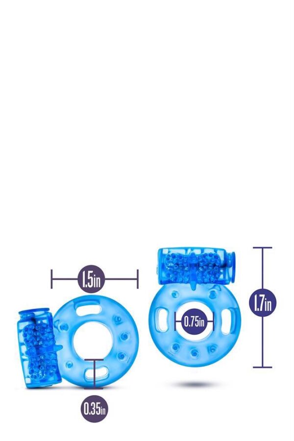 STAY HARD VIBRATING COCK RINGS 2PACK - obrazek 5