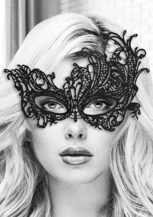 Lace Eye Mask   Royal - obrazek 5