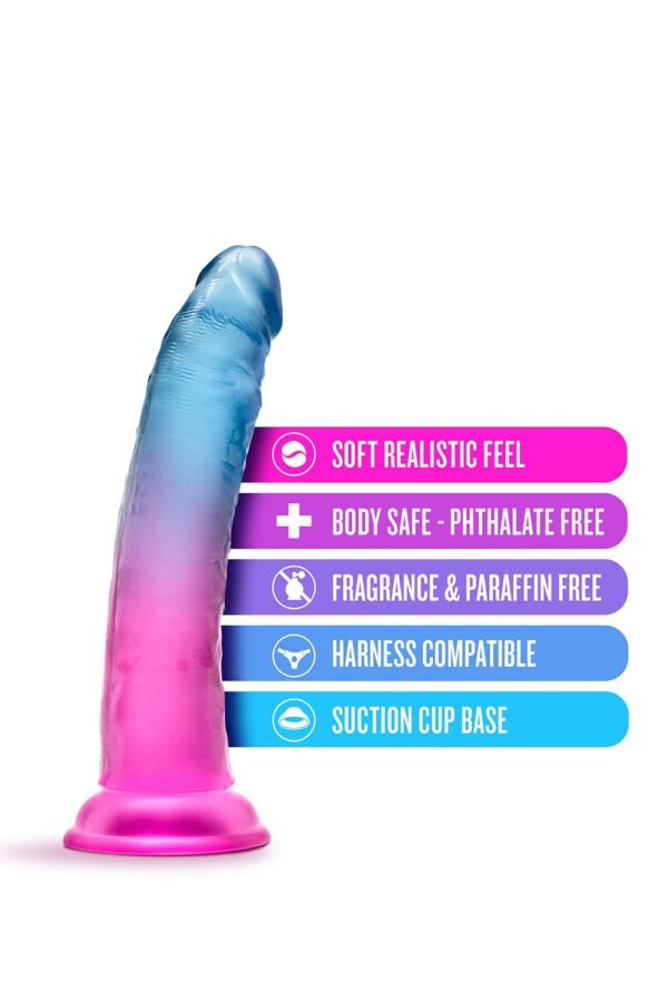 B YOURS BEAUTIFUL SKY 7 INCH DILDO SUNSET - obrazek 5