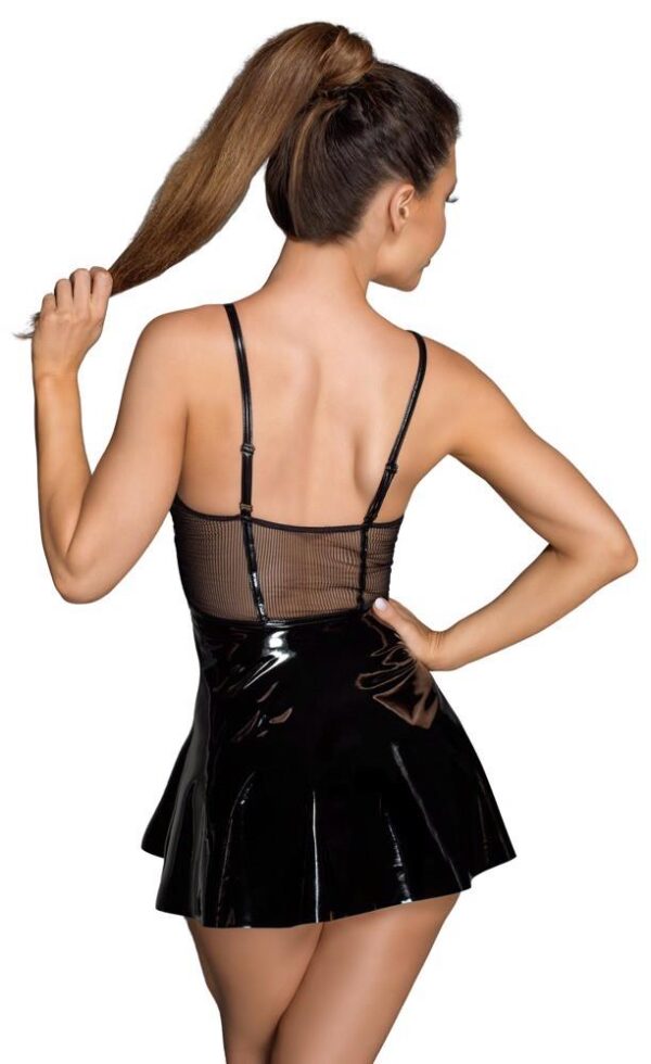 Vinyl Mini Dress XL - obrazek 5