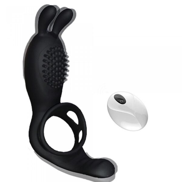 RabbitVibration Cock Ring with remote - obrazek 5