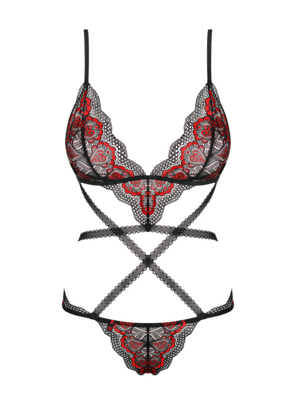 Bielizna Megies body czarne  S/M - obrazek 5