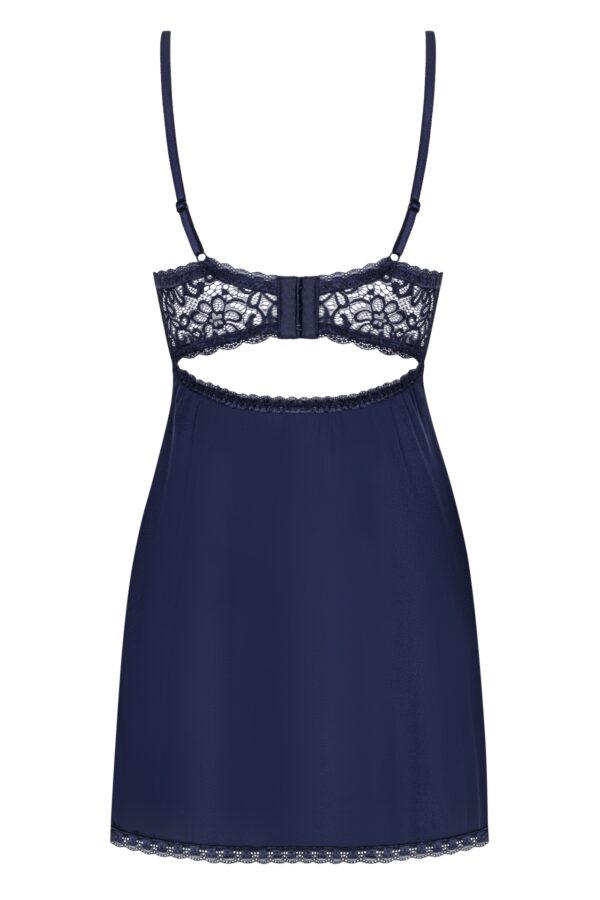 Bielizna Drimera babydoll i stringi niebieska  S/M - obrazek 5