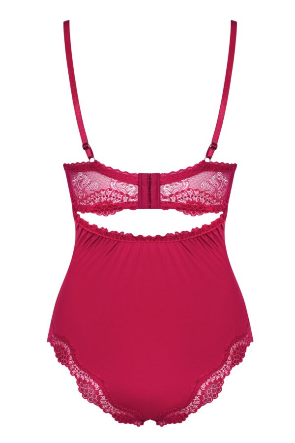 Bielizna Rosalyne body czerwone  S/M - obrazek 5