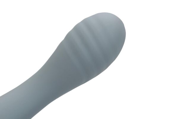 Ultra Soft Silicone G Spot Vibrator   Basalt Grey - obrazek 5