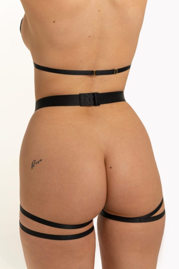 ZOEY HARNESS SET BRA+BELT S/M - obrazek 5