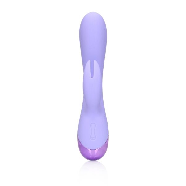 Smooth Silicone Rabbit Vibrator   Digital Lavender - obrazek 5