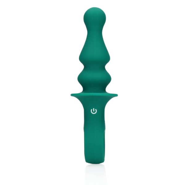Pawn Shaped Anal Vibrator   Peacock Plume - obrazek 5