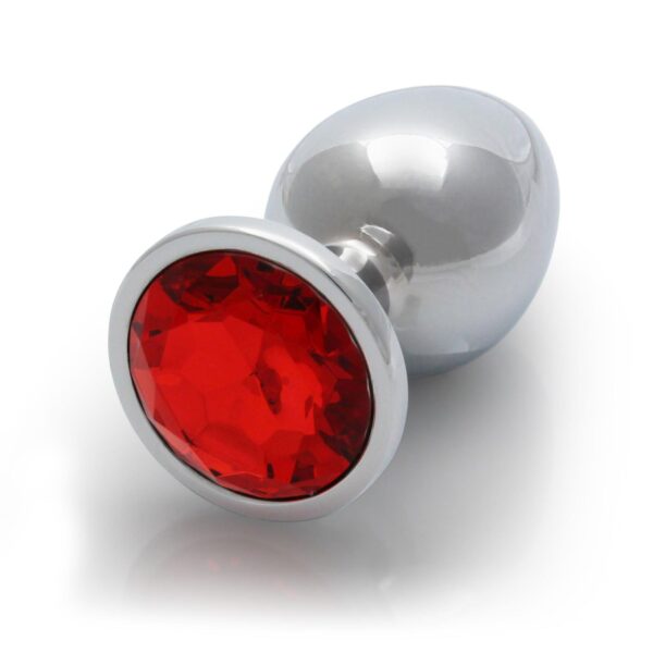 Round Gem Butt Plug   Large - obrazek 5