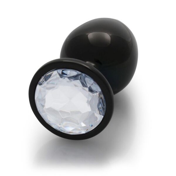 Round Gem Butt Plug   Large - obrazek 5