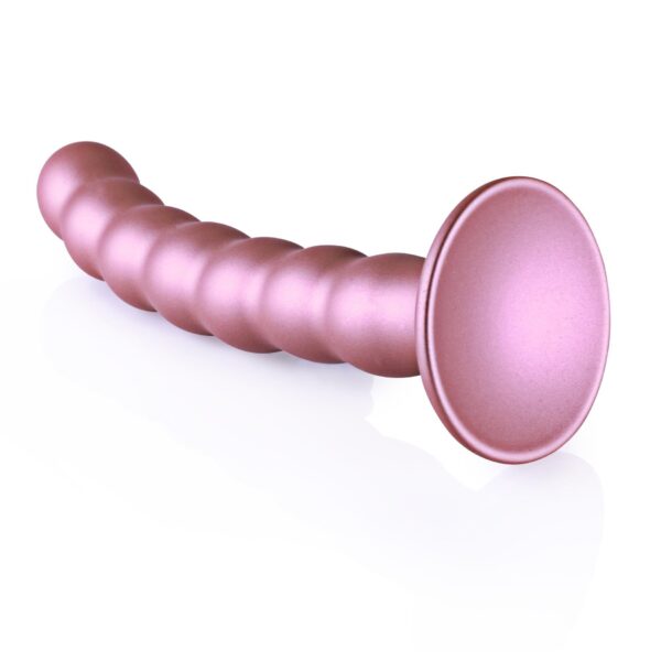 Beaded Silicone G Spot Dildo   6,5 / 16,5 cm - obrazek 5