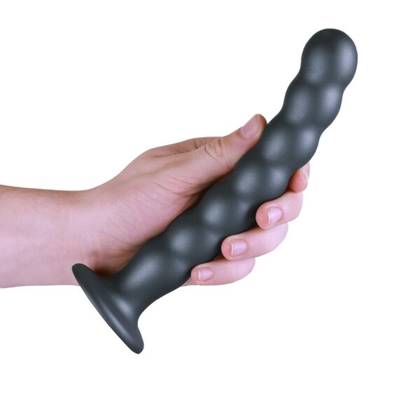 Beaded Silicone G Spot Dildo   8 / 20,5 cm - obrazek 5