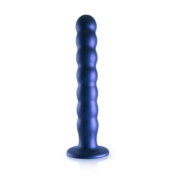 Beaded Silicone G Spot Dildo   8 / 20,5 cm - obrazek 5