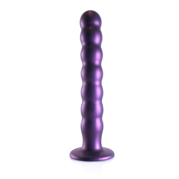 Beaded Silicone G Spot Dildo   8 / 20,5 cm - obrazek 5