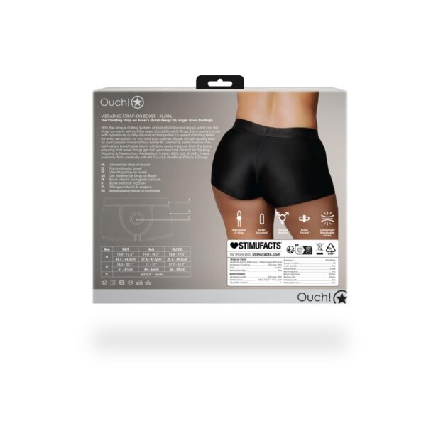 Vibrating Strap on Boxer   XL/XXL - obrazek 5