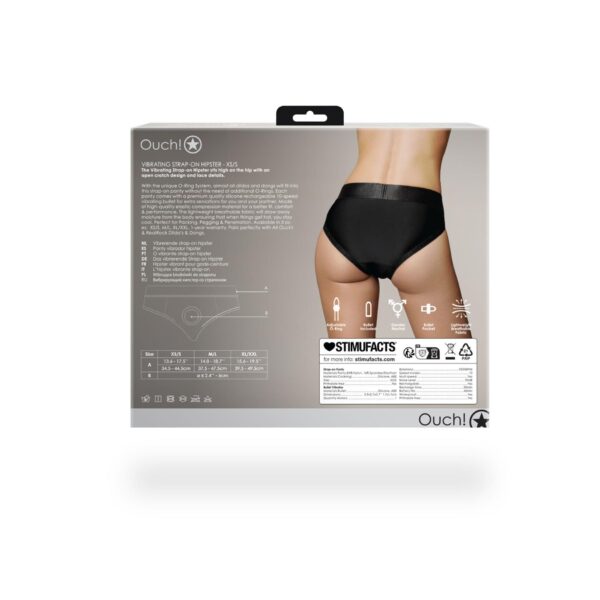 Vibrating Strap on Hipster   XS/S - obrazek 5