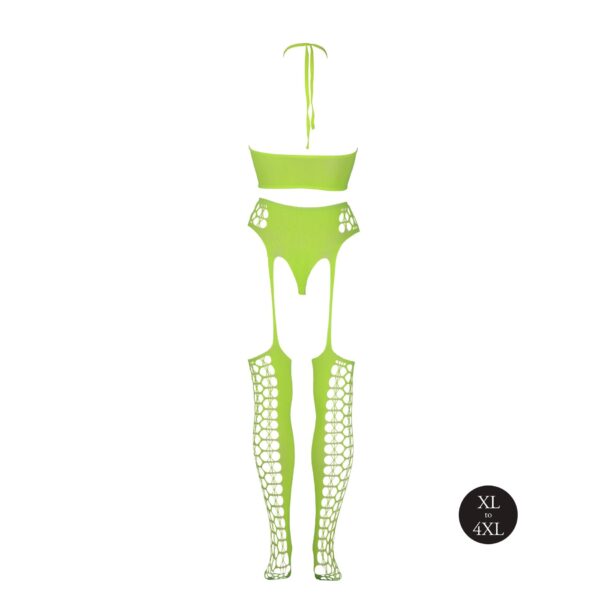 Two Piece with Crop Top and Stockings  XL/XXXXL - obrazek 5