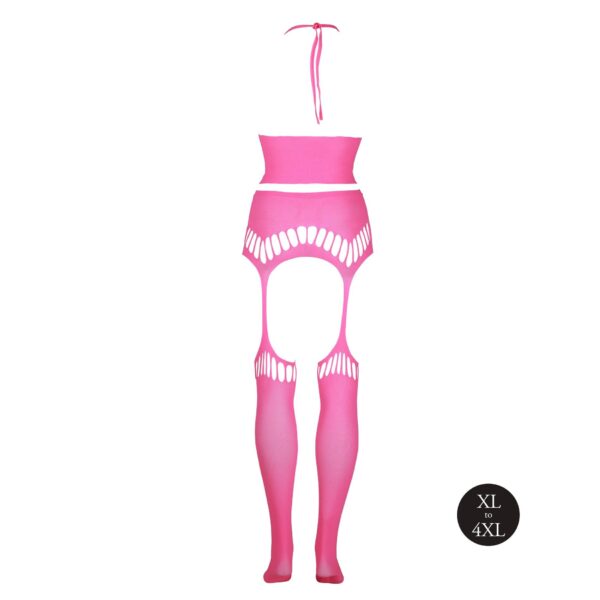 Two Piece with Crop Top and Stockings  XL/XXXXL - obrazek 5