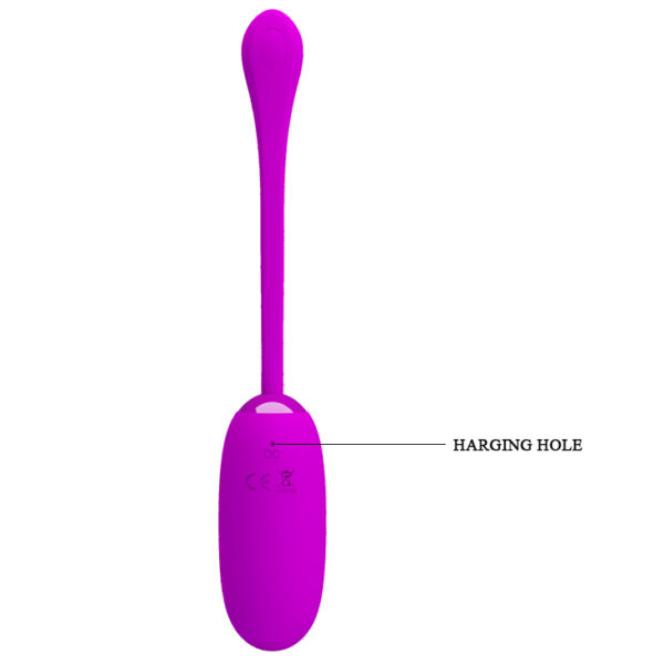 PRETTY LOVE   JULIUS EGG Purple 12 function vibrations - obrazek 5
