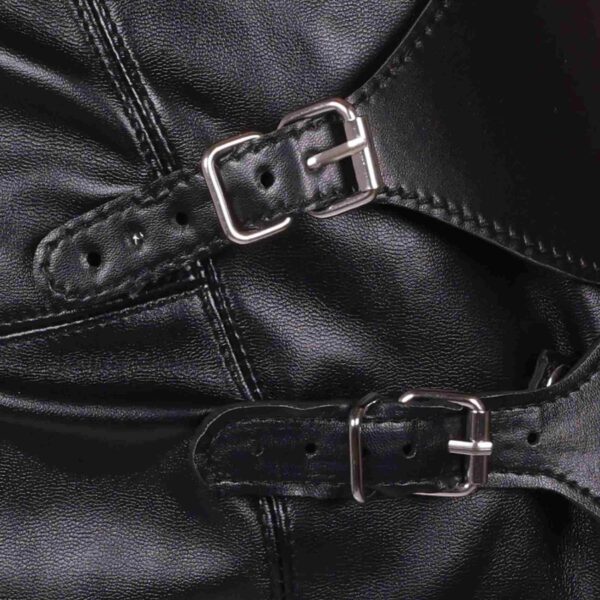 Blindfolded Mask with Breathable Ball Gag   Black - obrazek 5