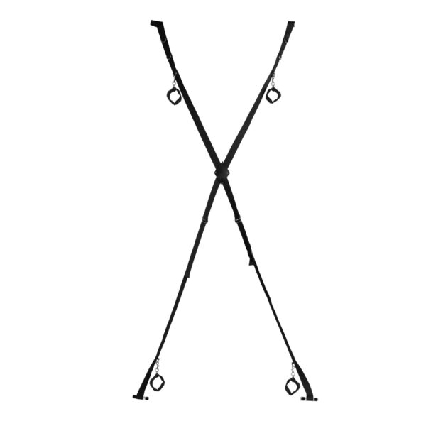Over the Door Bondage Cross   Black - obrazek 5