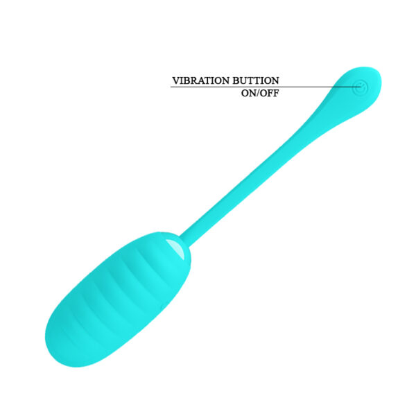 PRETTY LOVE   KIRK EGG Blue 12 function vibrations - obrazek 5