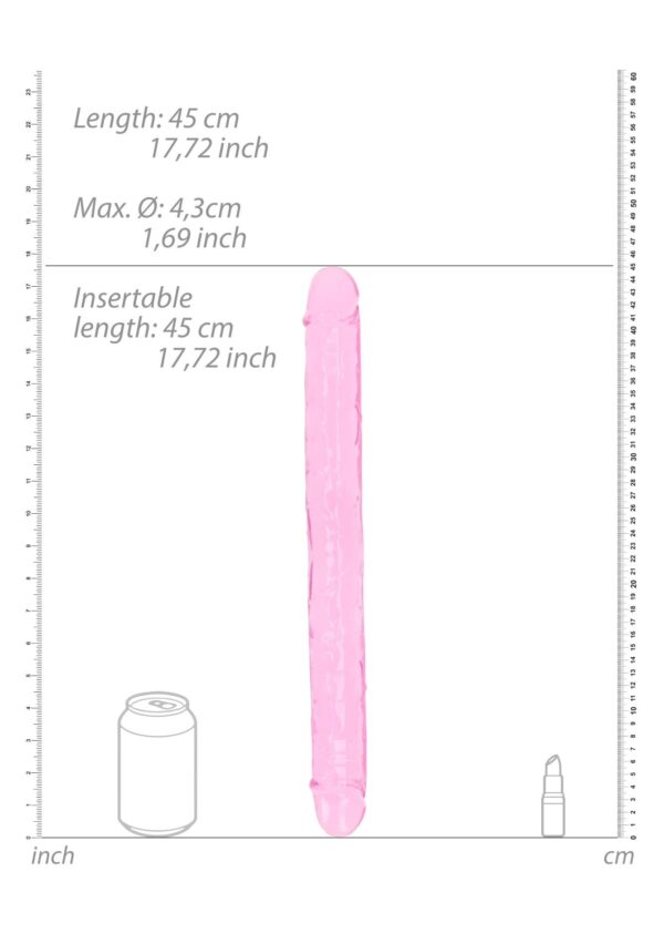 Realistic Double Dong   18 / 45 cm - obrazek 5