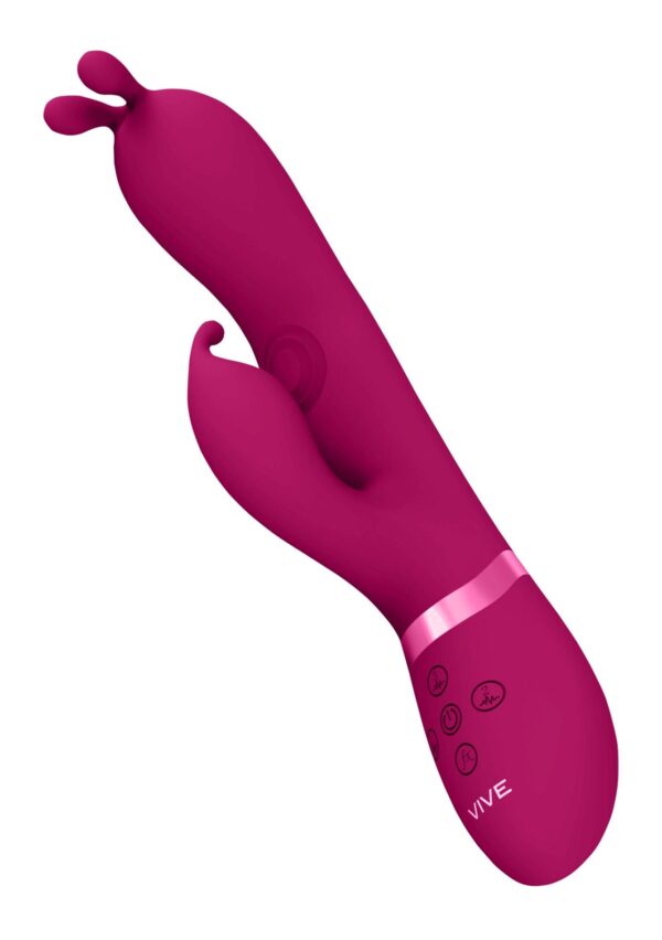 Gada   Vibrating Bunny Ear G Spot Rabbit with Pulse Wave Shaft - obrazek 5