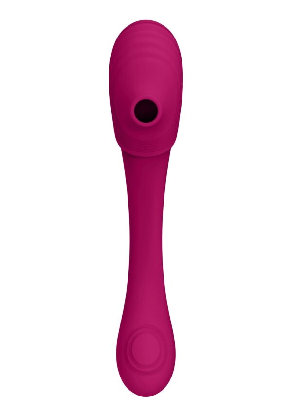 Mirai   Double Ended Pulse Wave & Air Wave Bendable Vibrator - obrazek 5