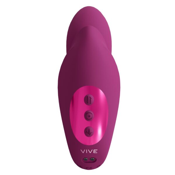 VIVE   Yuki   Rechargeable Dual Motor   G Spot Vibrator with Massaging Beads   Pink - obrazek 5